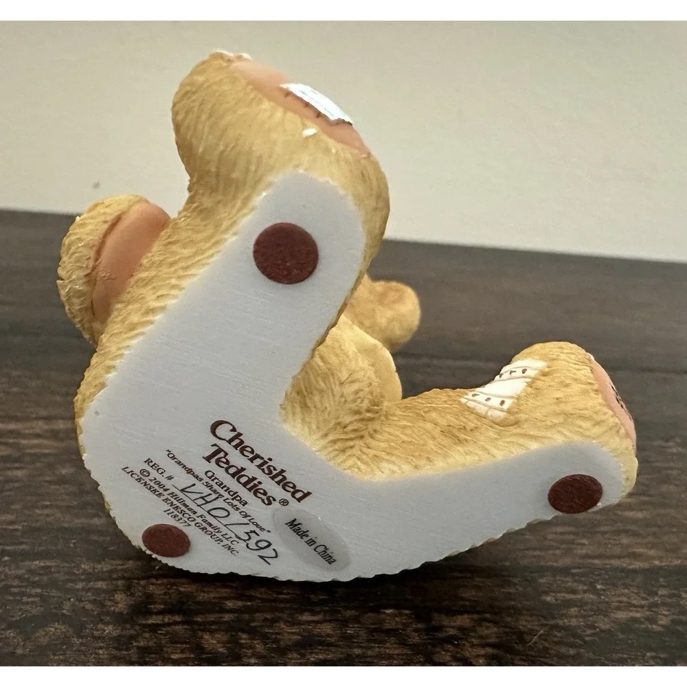 Cherished Teddies 1118377 Grandpa Share Lots Of Love, New‎